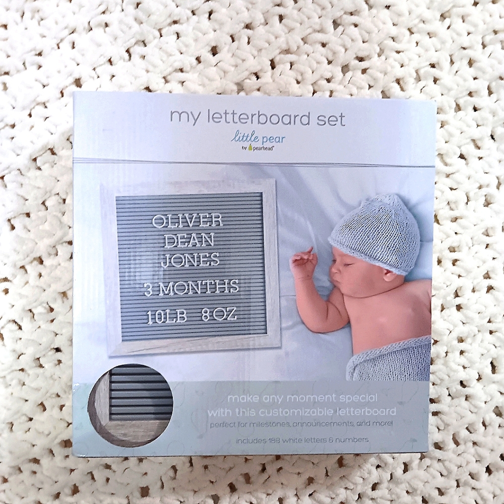 Baby Letterbox Set NWT Never Used